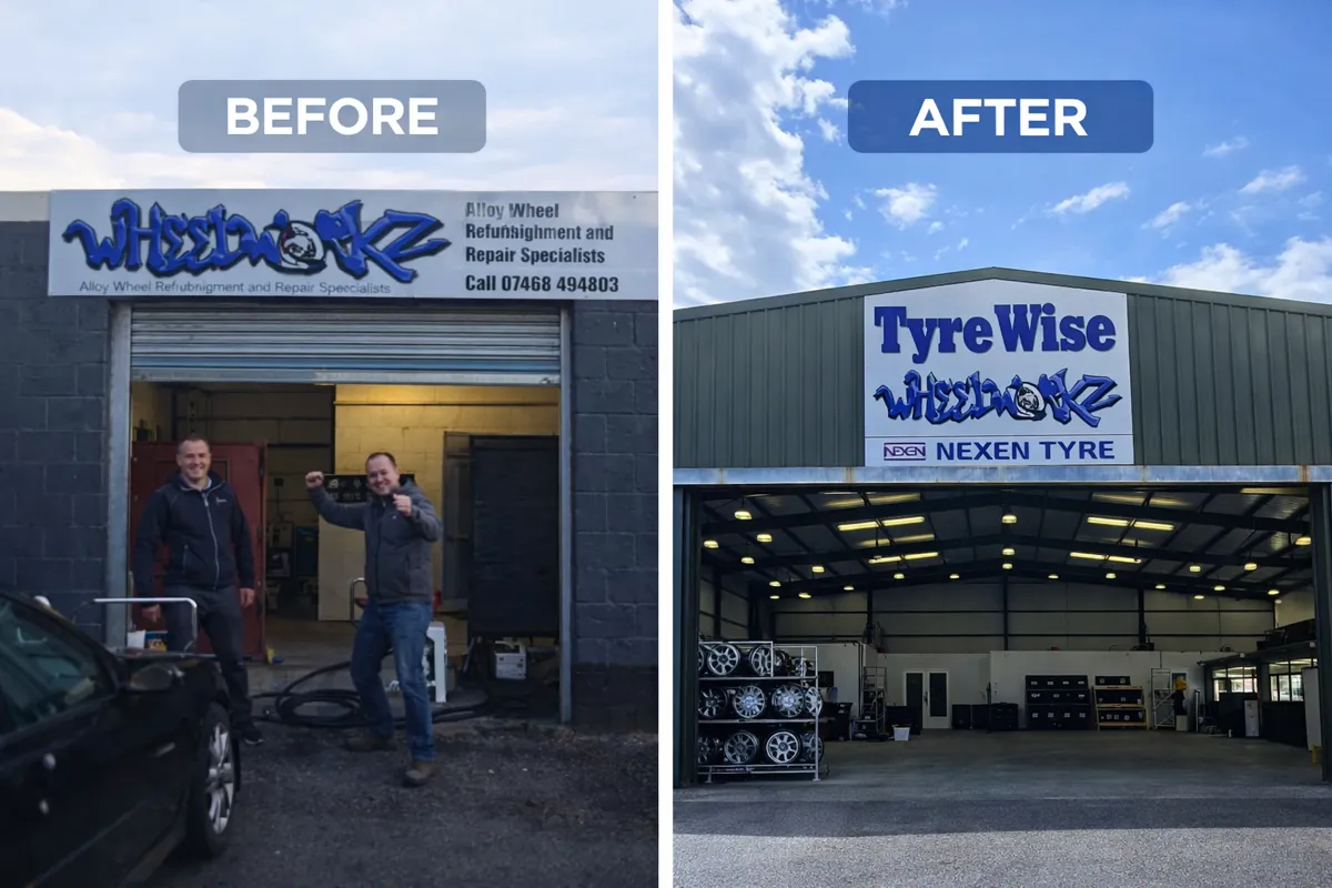 Wheelworkz — Went from a few sets a day to consistently doing over 250 wheels a week